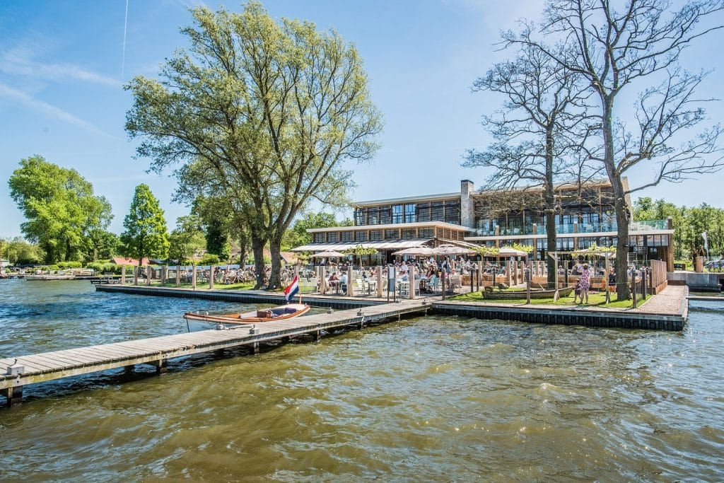 Locatie vanaf het meer